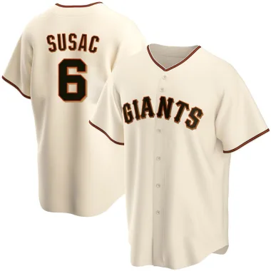 Daniel Susac Youth Replica San Francisco Giants Cream Home Jersey