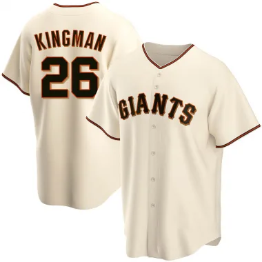 Dave Kingman Men's Replica San Francisco Giants Cream Home Jersey