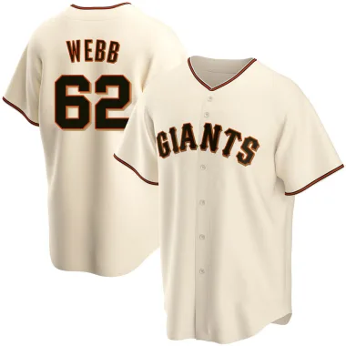 Logan Webb Youth Replica San Francisco Giants Cream Home Jersey