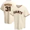 Sam Hentges Men's Replica San Francisco Giants Cream Home Jersey