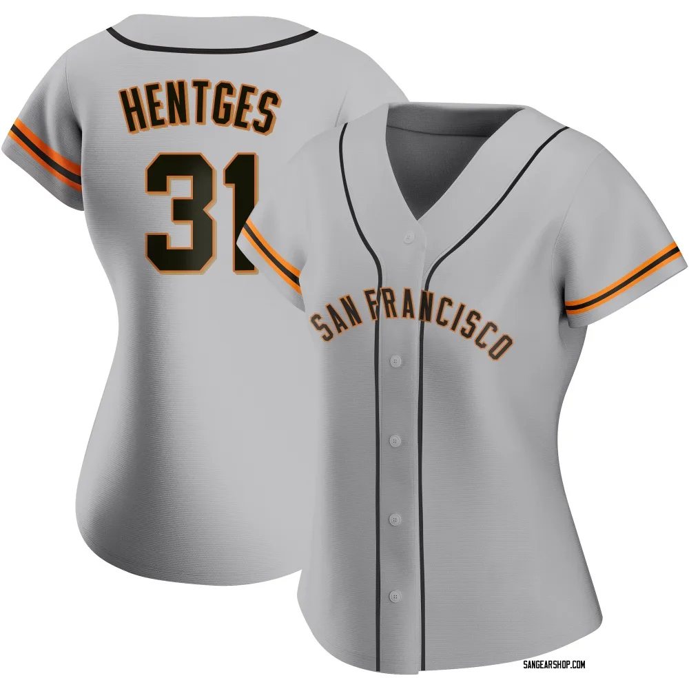 Sam Hentges Women's Authentic San Francisco Giants Gray Road Jersey