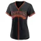 Sam Hentges Women's Replica San Francisco Giants Black Alternate Jersey