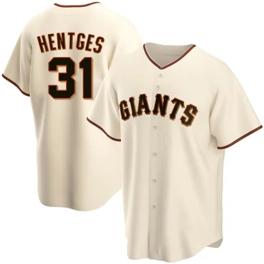 Sam Hentges Youth Replica San Francisco Giants Cream Home Jersey
