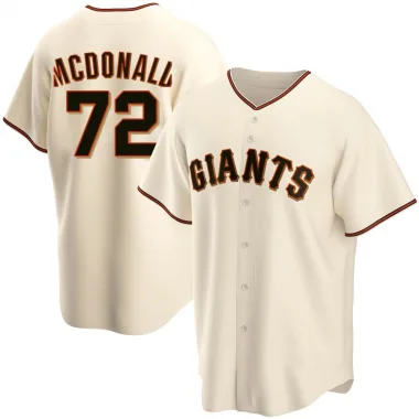 Trevor McDonald Men's Replica San Francisco Giants Cream Home Jersey